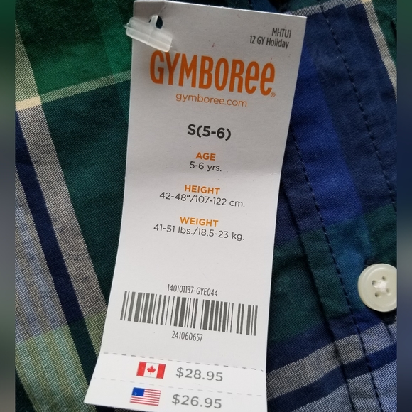 Gymboree dress shirt 5-6 years - Picture 5 of 14